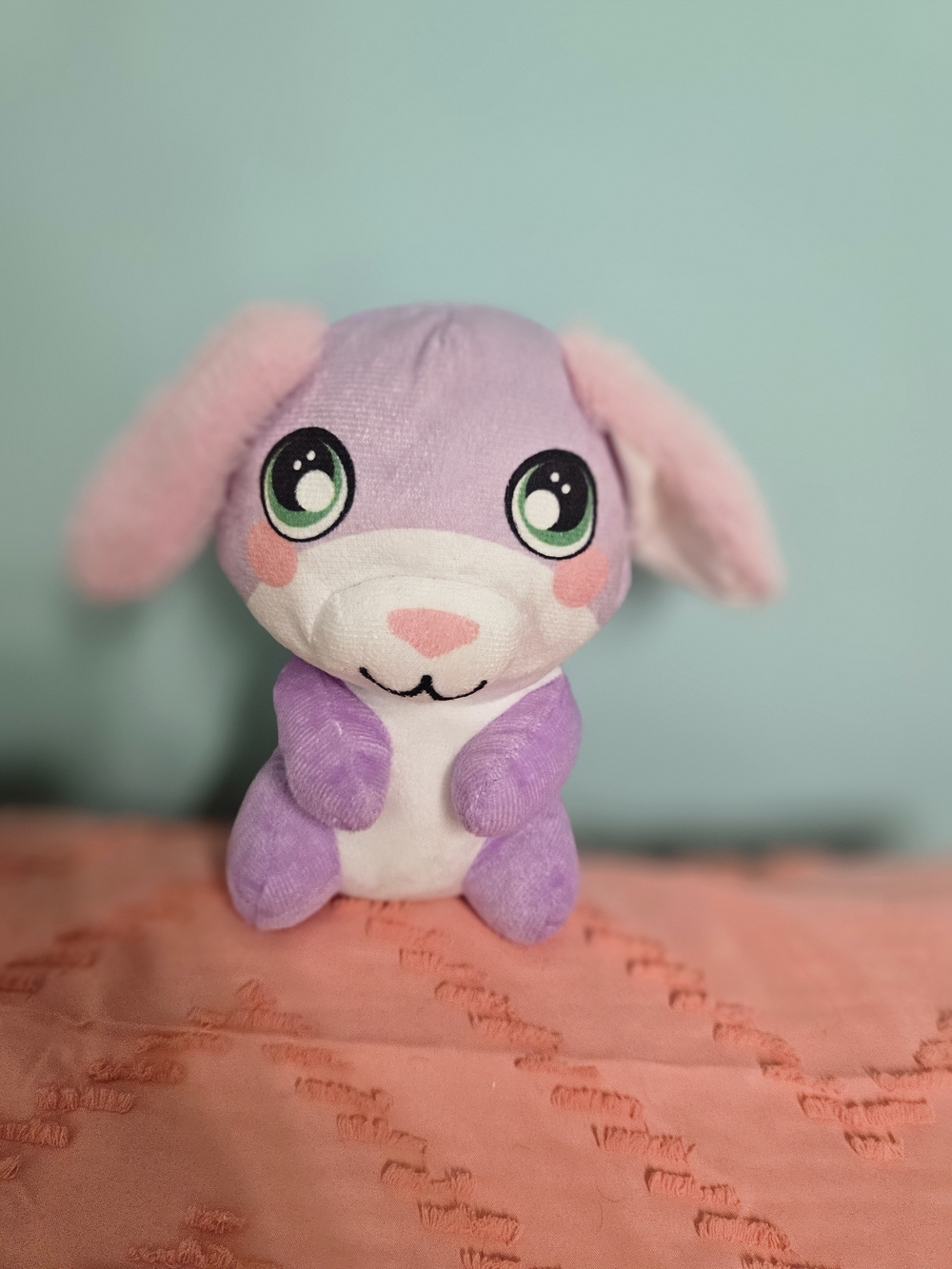 Purple Plush Bunny Stuffed Animal - Soft Cute Companion